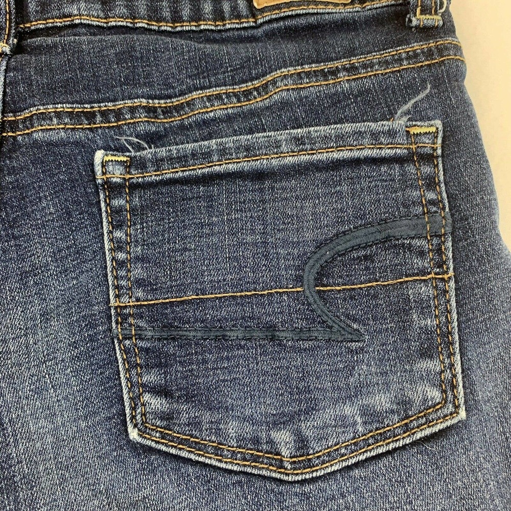 american eagle raw hem denim shorts 00 - Picture 5 of 7